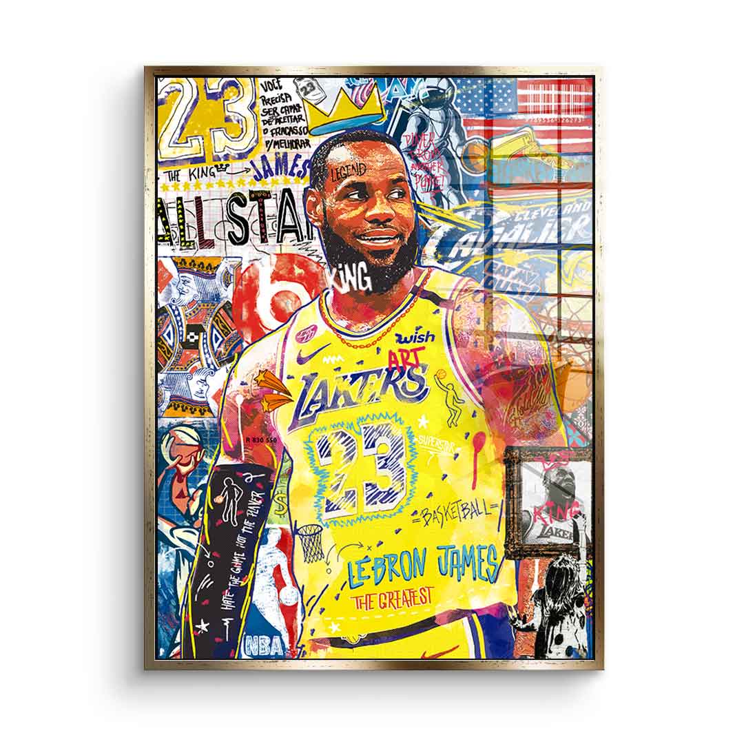 Lebron The King - acrylic glass