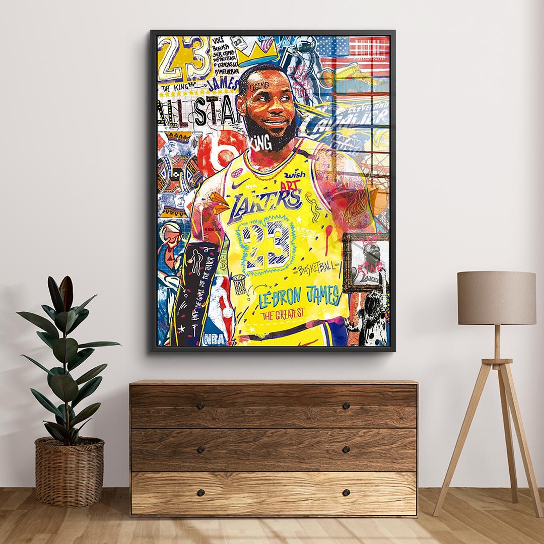 Lebron The King - acrylic glass