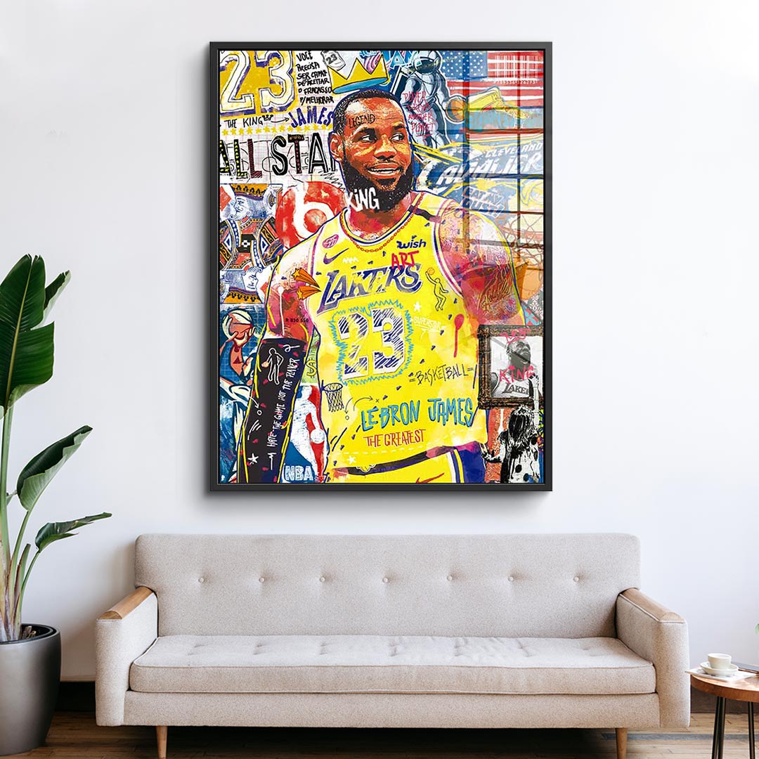 Lebron The King - acrylic glass