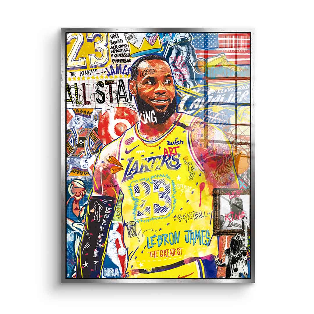 Lebron The King - acrylic glass