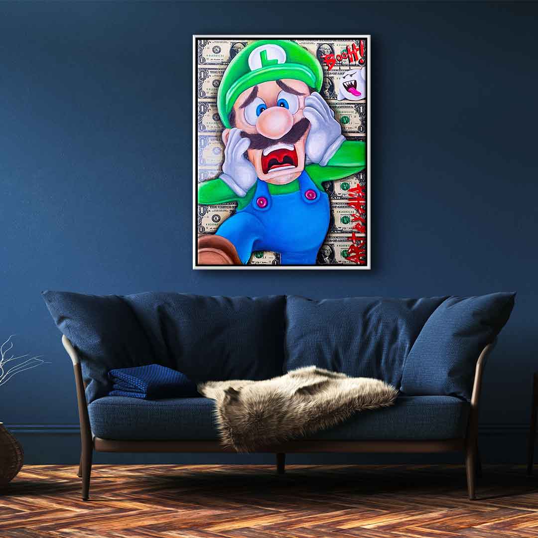 Scared Luigi