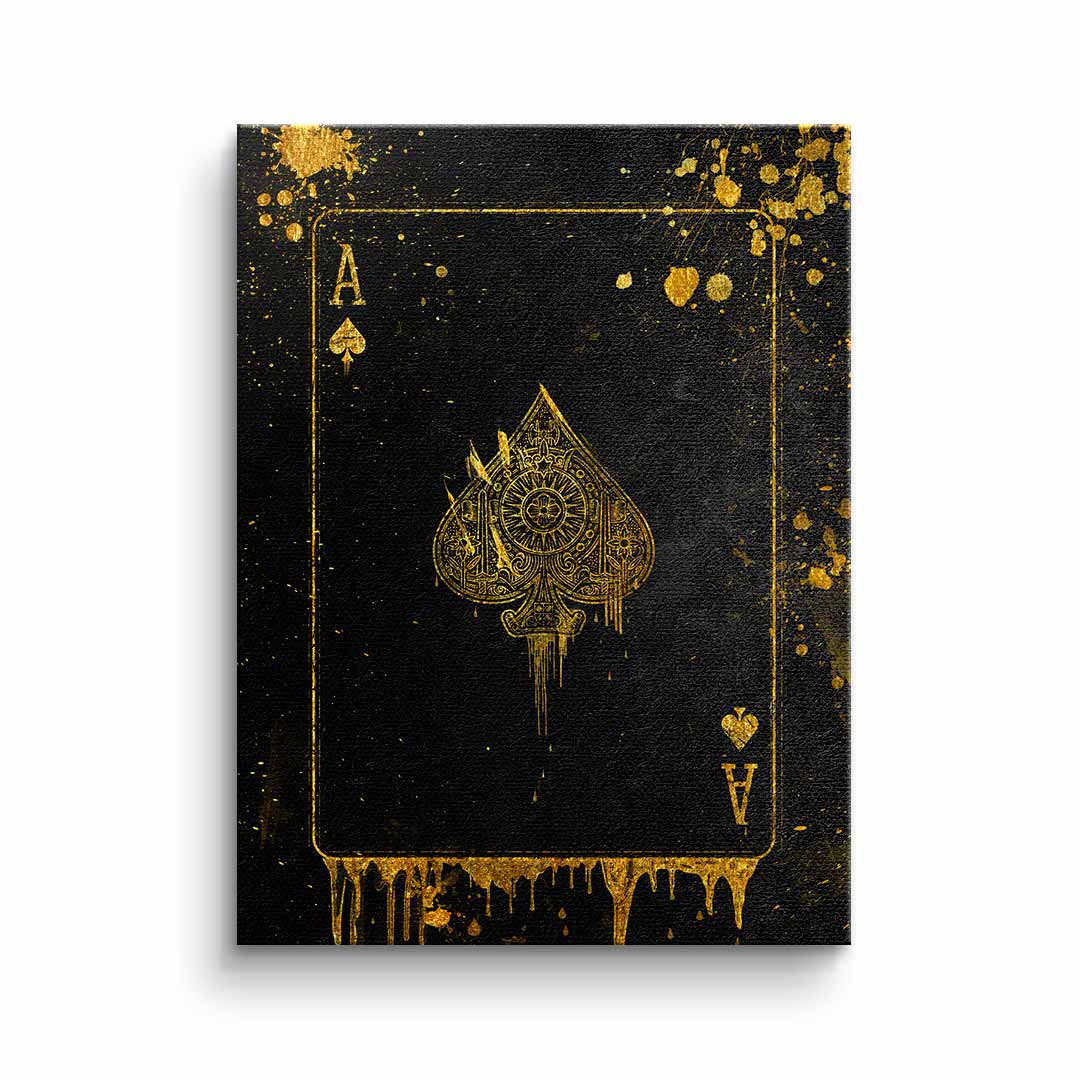 Gold Card - Canvas 3x