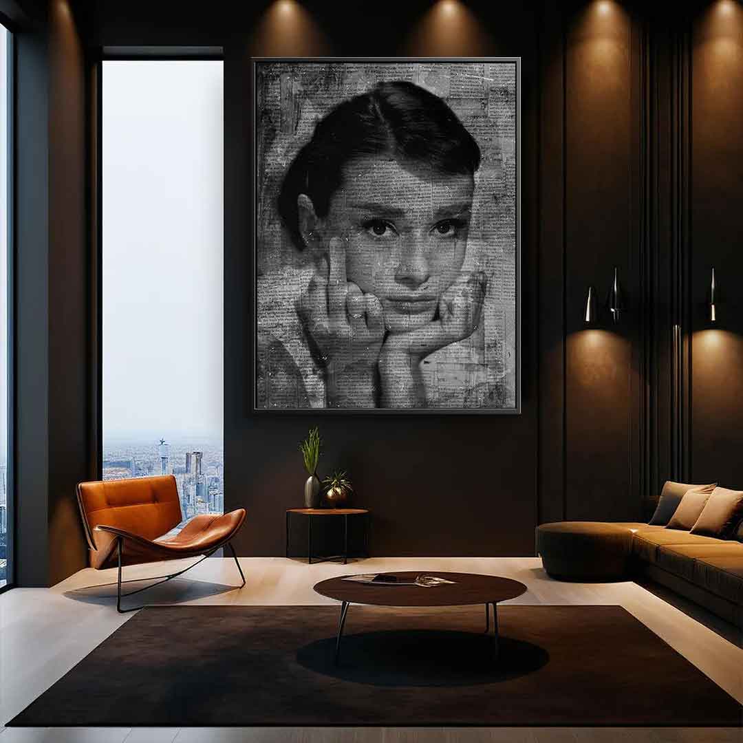 Audrey Hepburn portrait