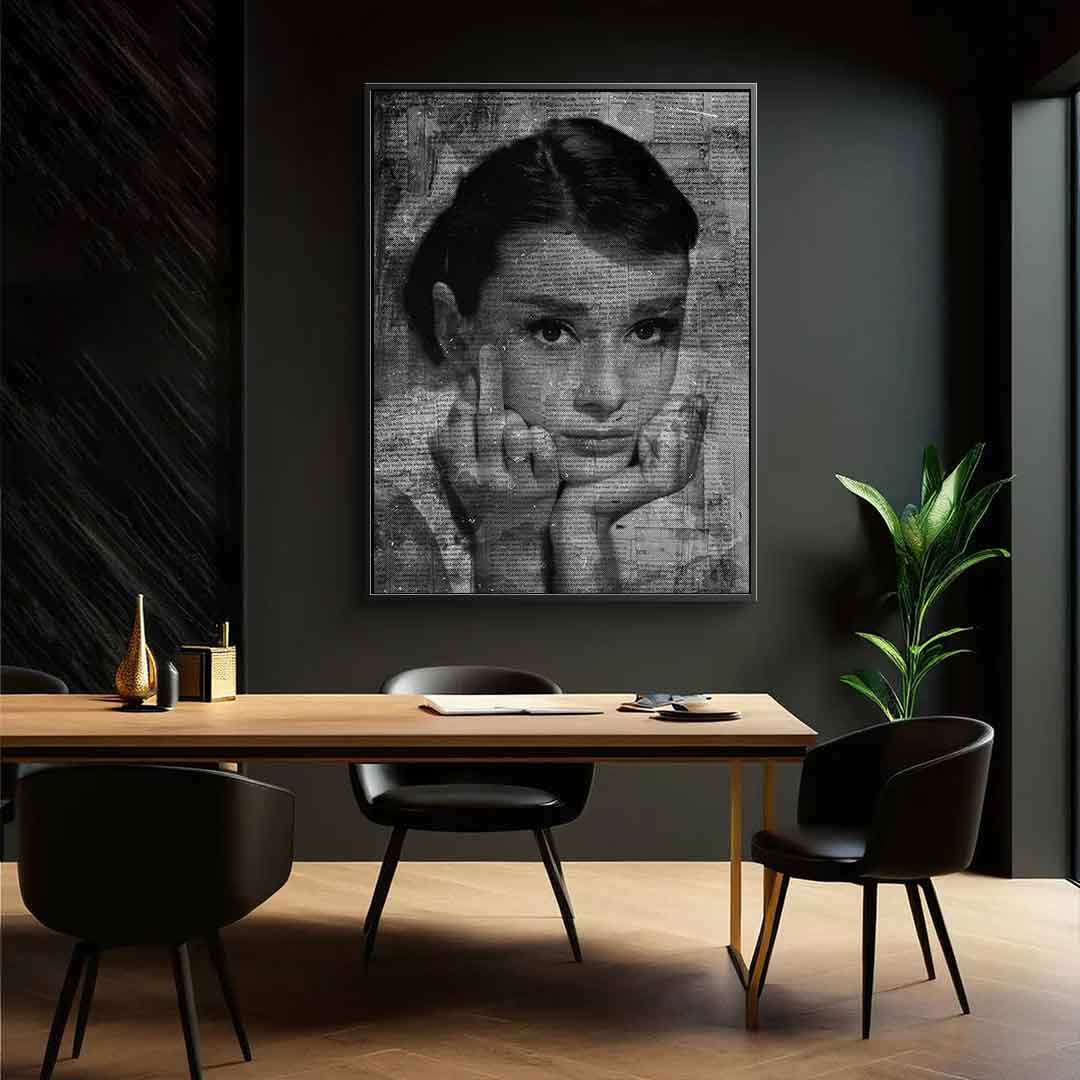 Audrey Hepburn portrait