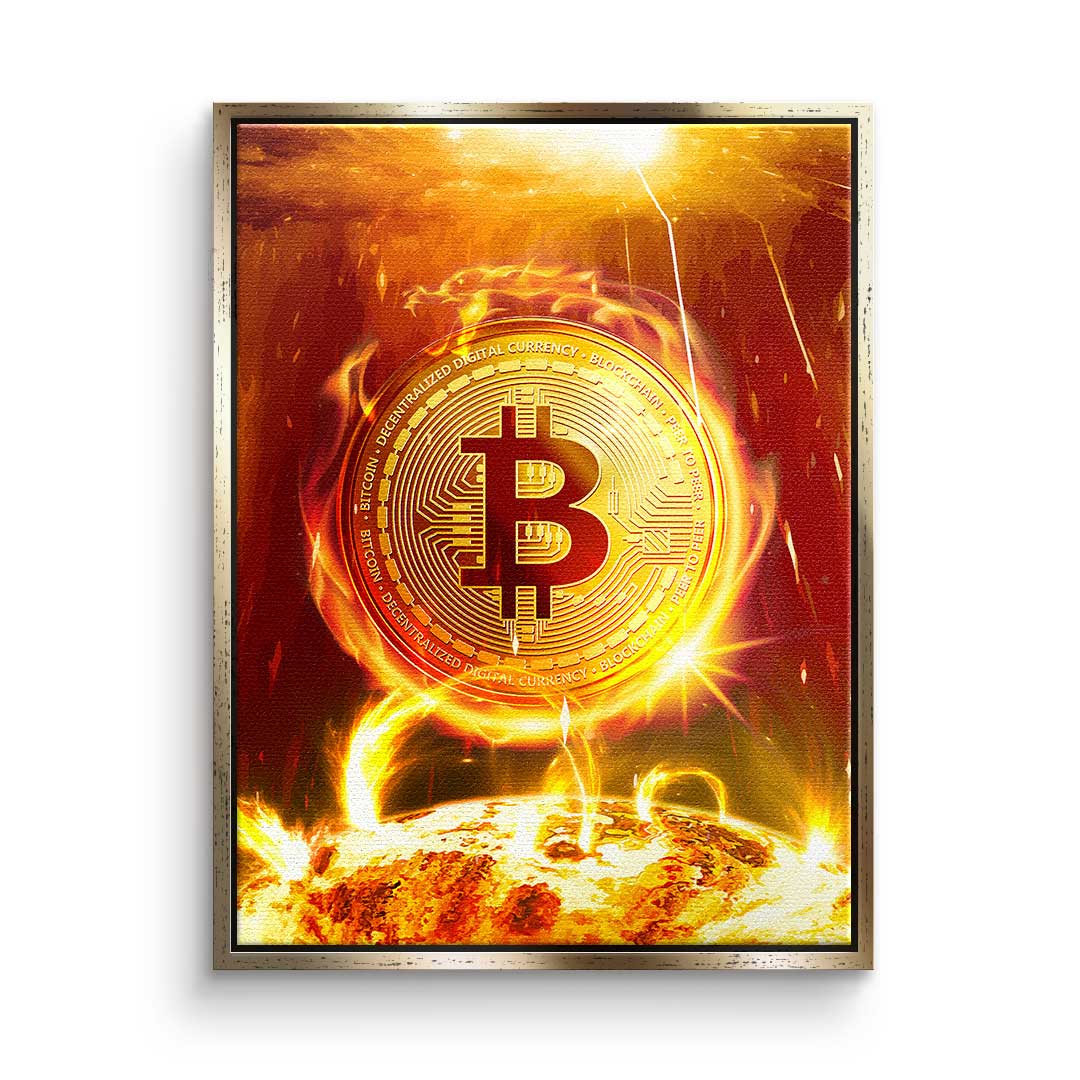 Bitcoin on fire