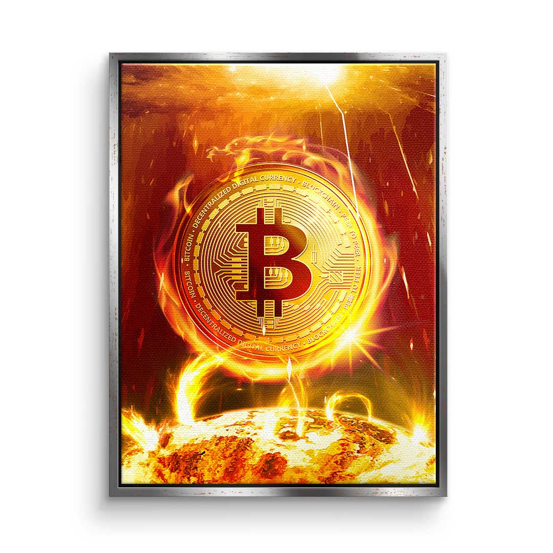 Bitcoin on fire