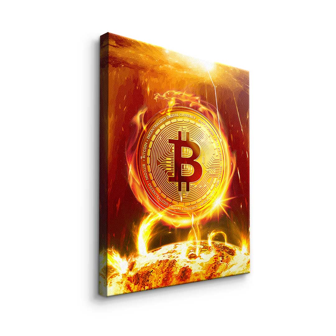 Bitcoin on fire