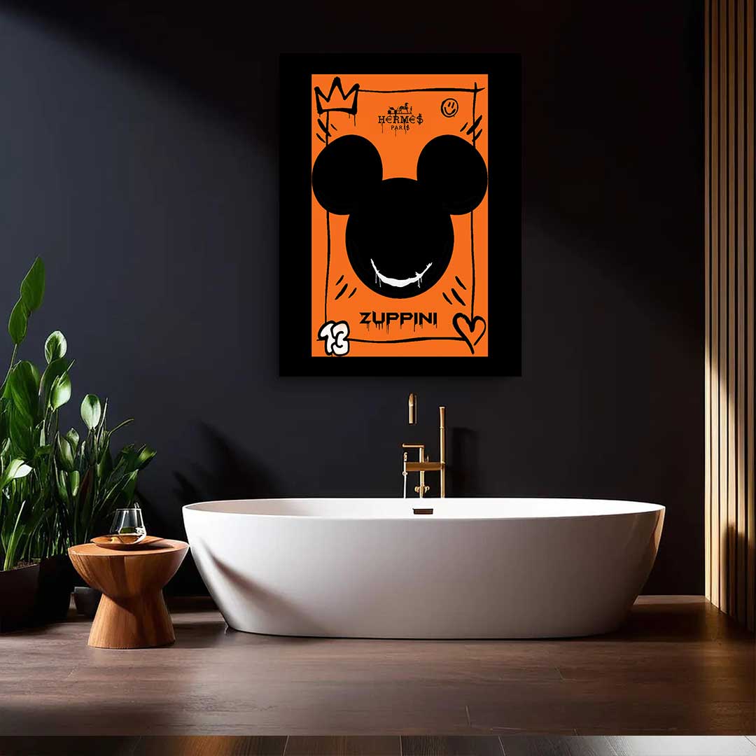 Black & Orange Mickey