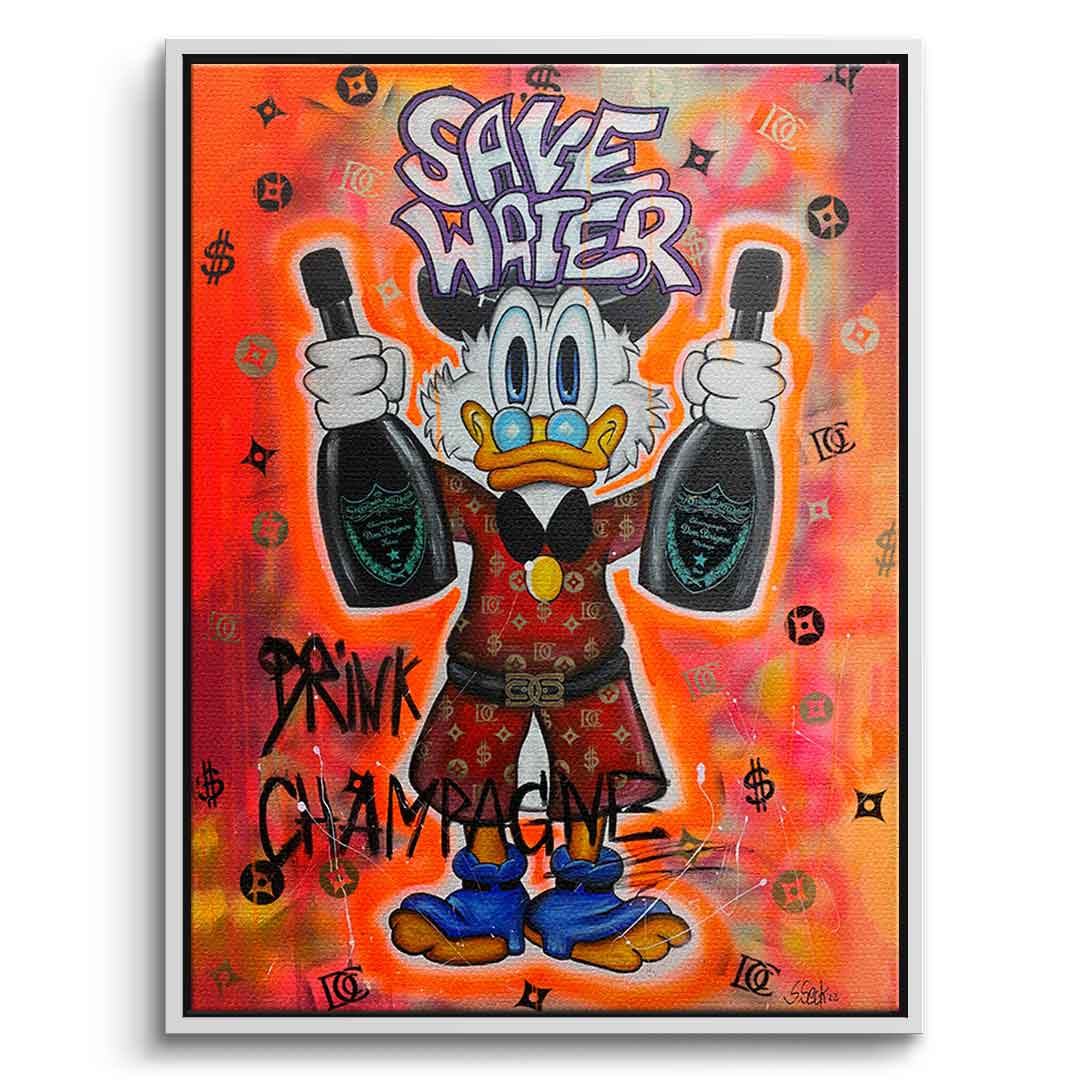 SaveWater-<tc>Canvas Art</tc>