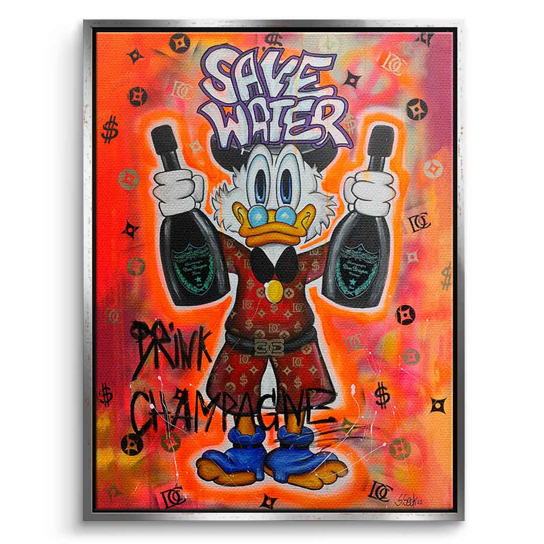 SaveWater-<tc>Canvas Art</tc>