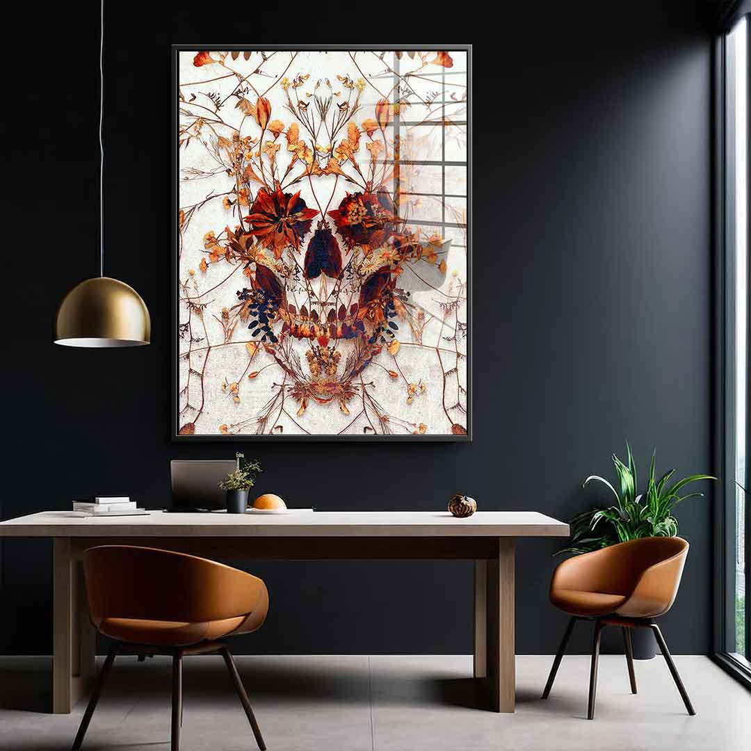 Delicate Skull - acrylic glass