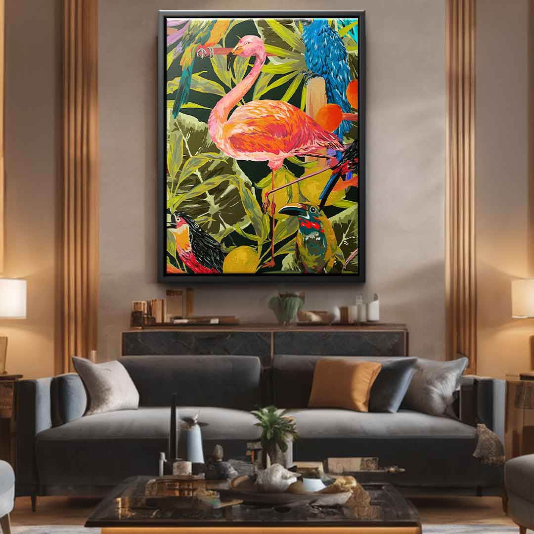 Jungle flamingo