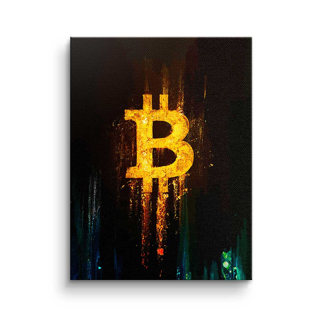 BITCOIN &amp; CRYPTOS<tc>Wall Art</tc> | Beautiful<tc>Canvas Art</tc> Ready to hang | XXL Bitcoin Ethereum Crypto