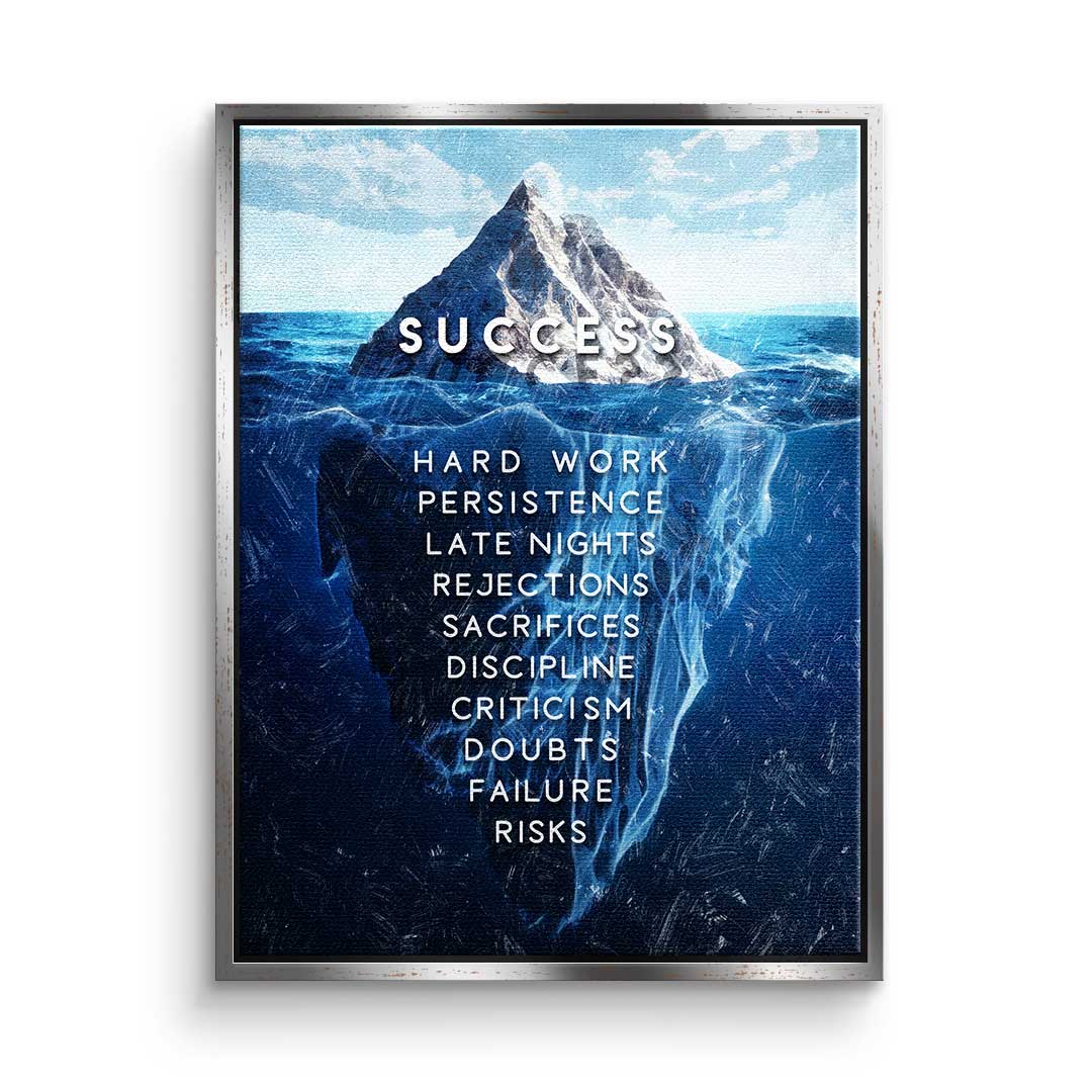 Iceberg of success