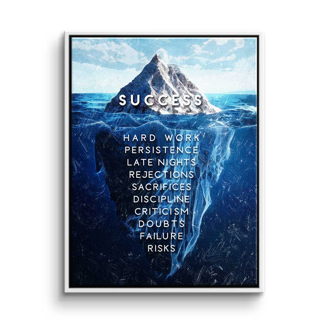 Iceberg of success