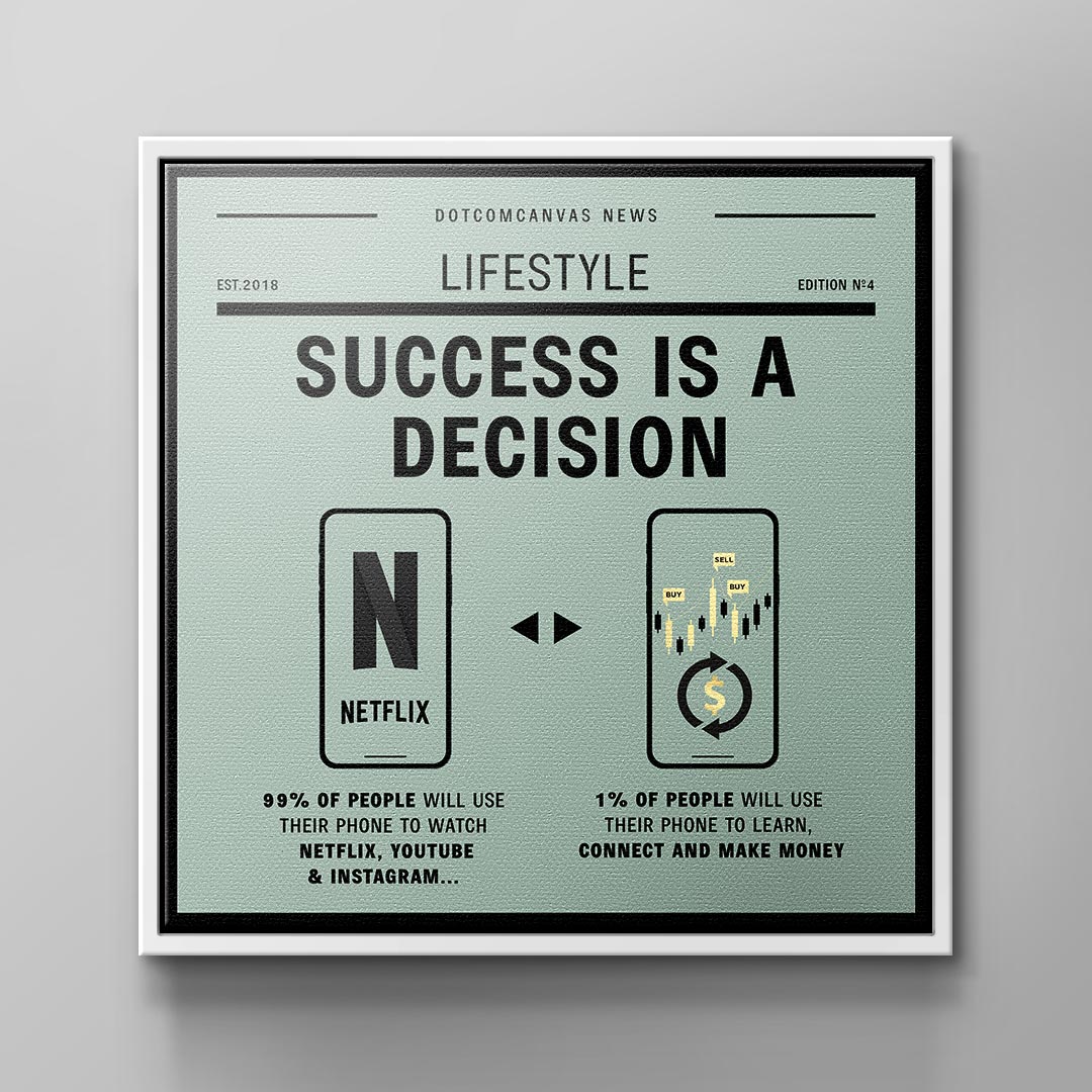 SUCCESS IS A DECISION | Square edition