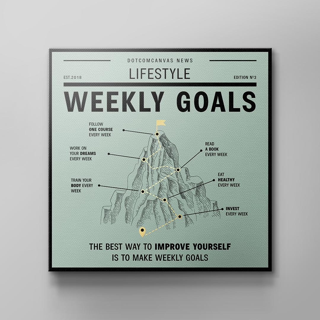 WEEKLY GOALS | Square edition