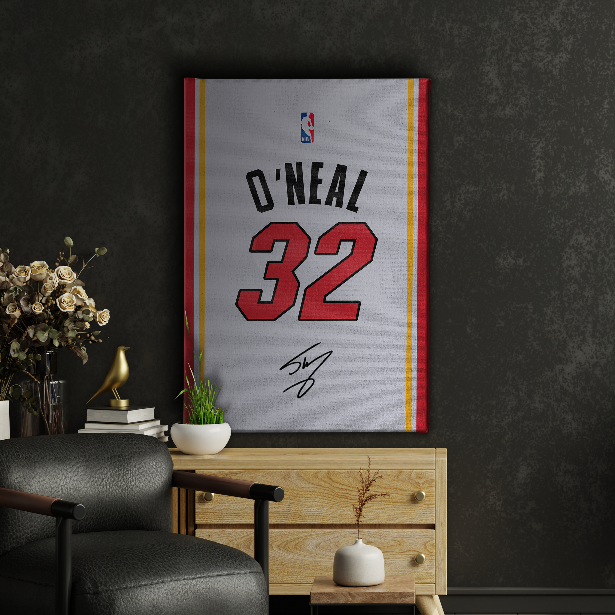 O'NEAL MIAMI JERSEY