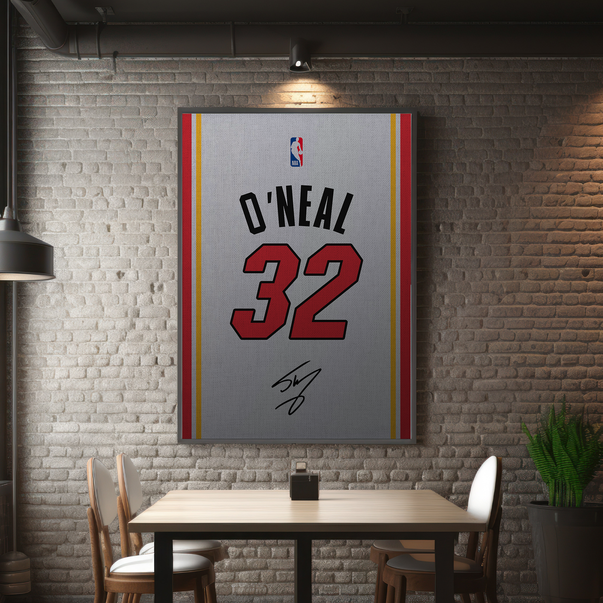 O'NEAL MIAMI JERSEY