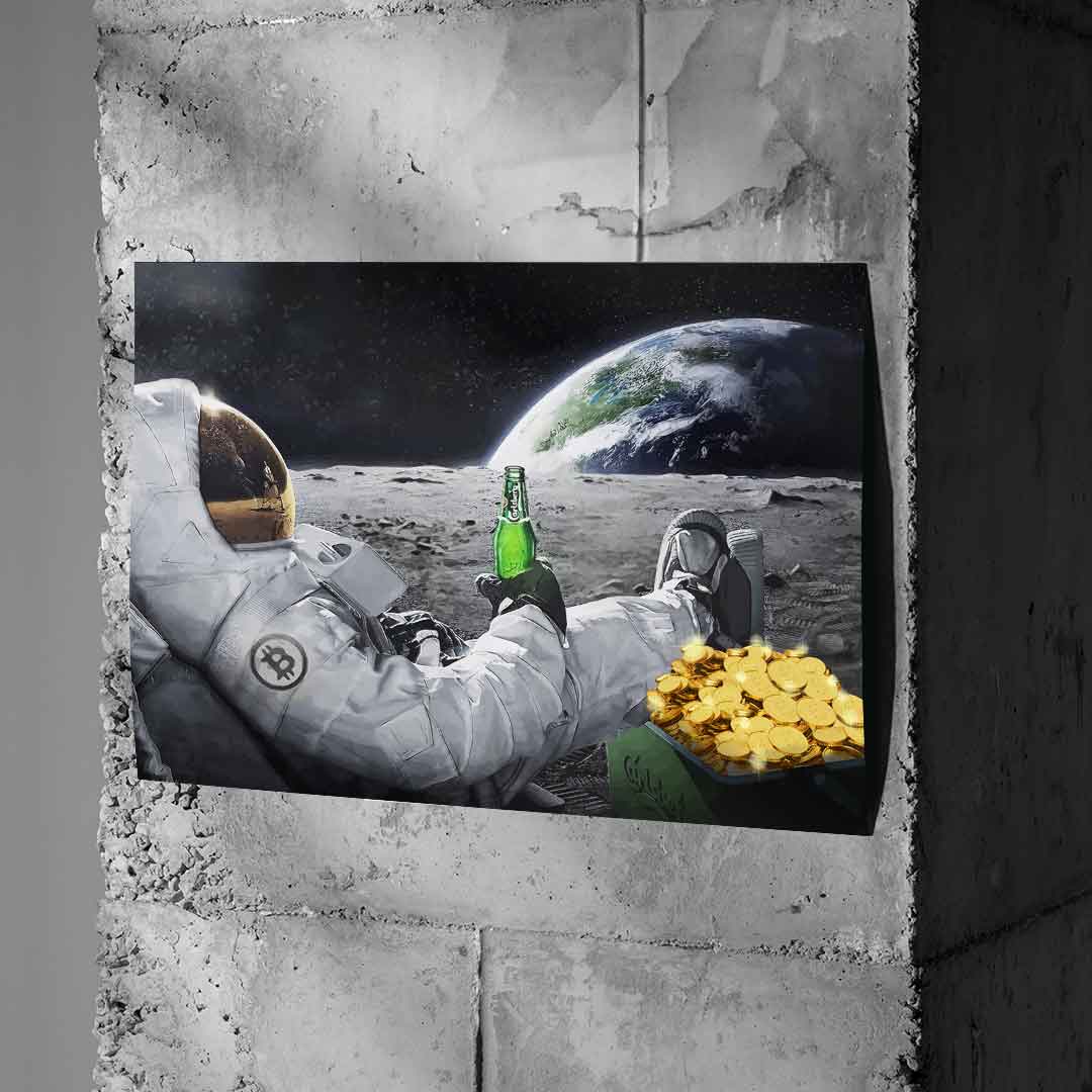 Bitcoin Astronaut Lifestyle - Poster