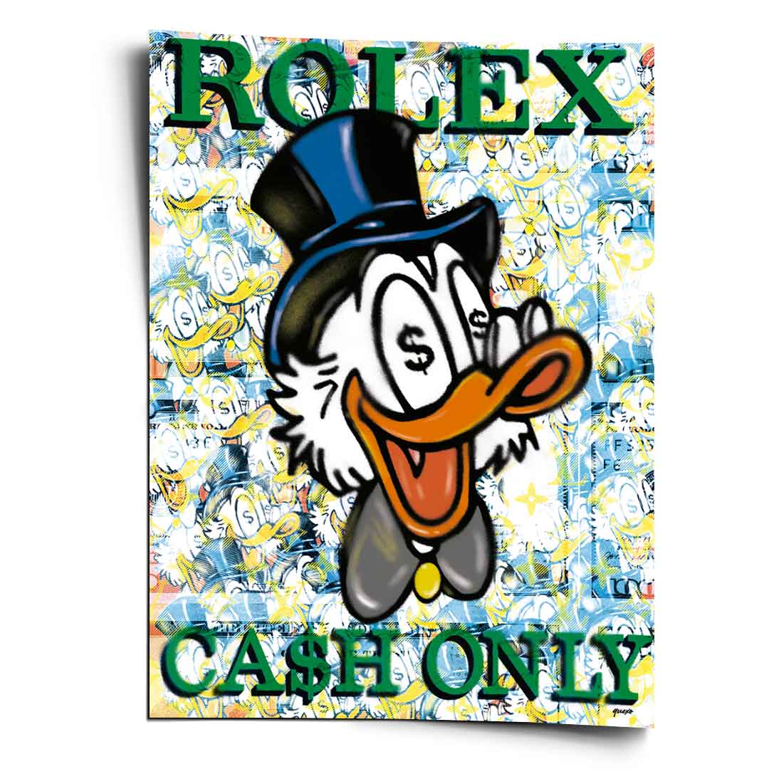 Cash only poster