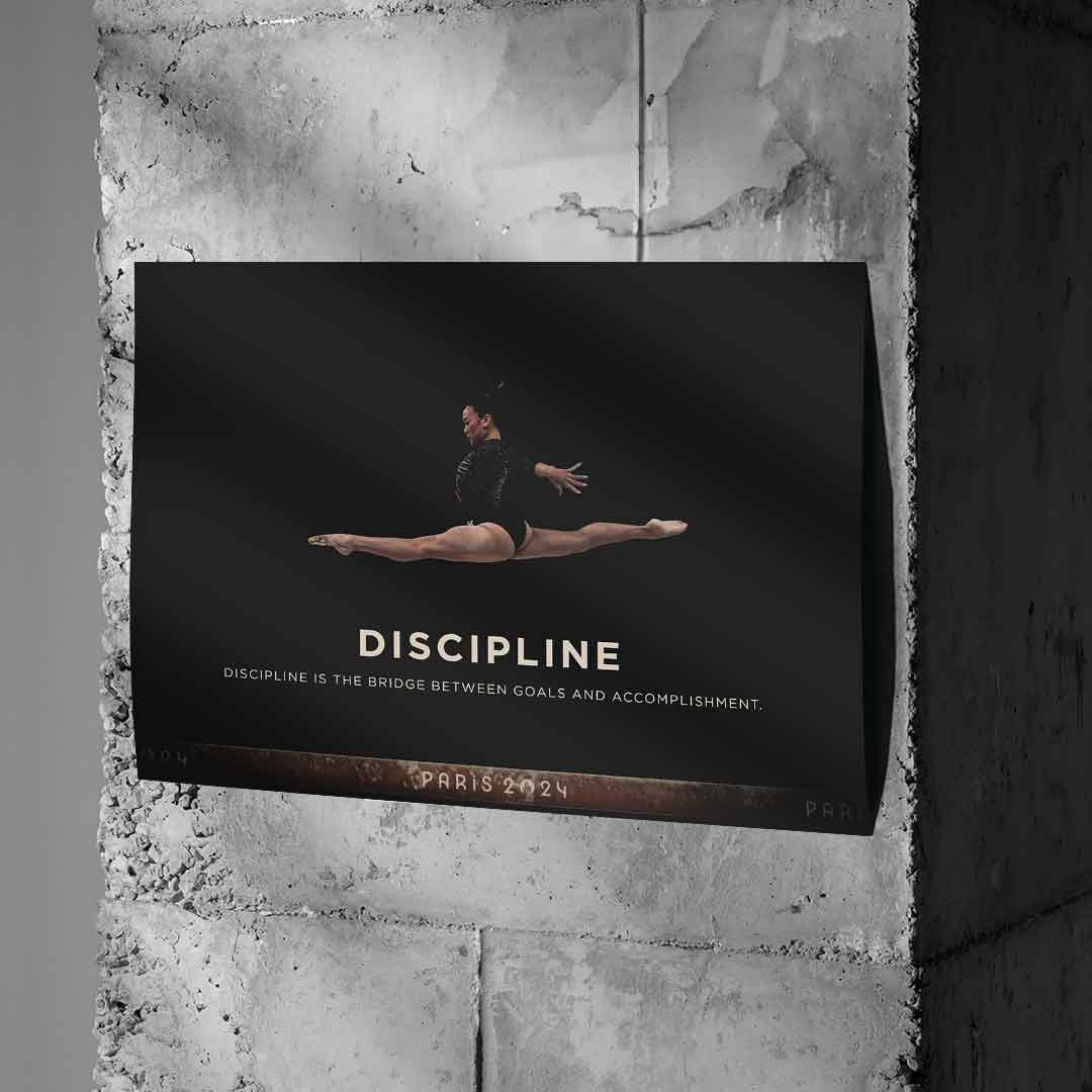 Discipline #Gymnastics - Poster