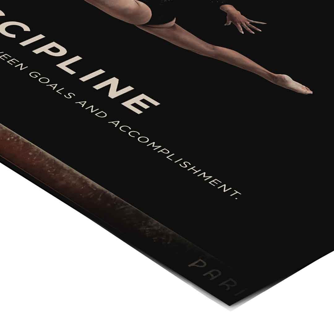 Discipline #Gymnastics - Poster