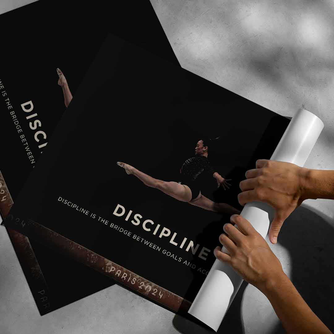 Discipline #Gymnastics - Poster