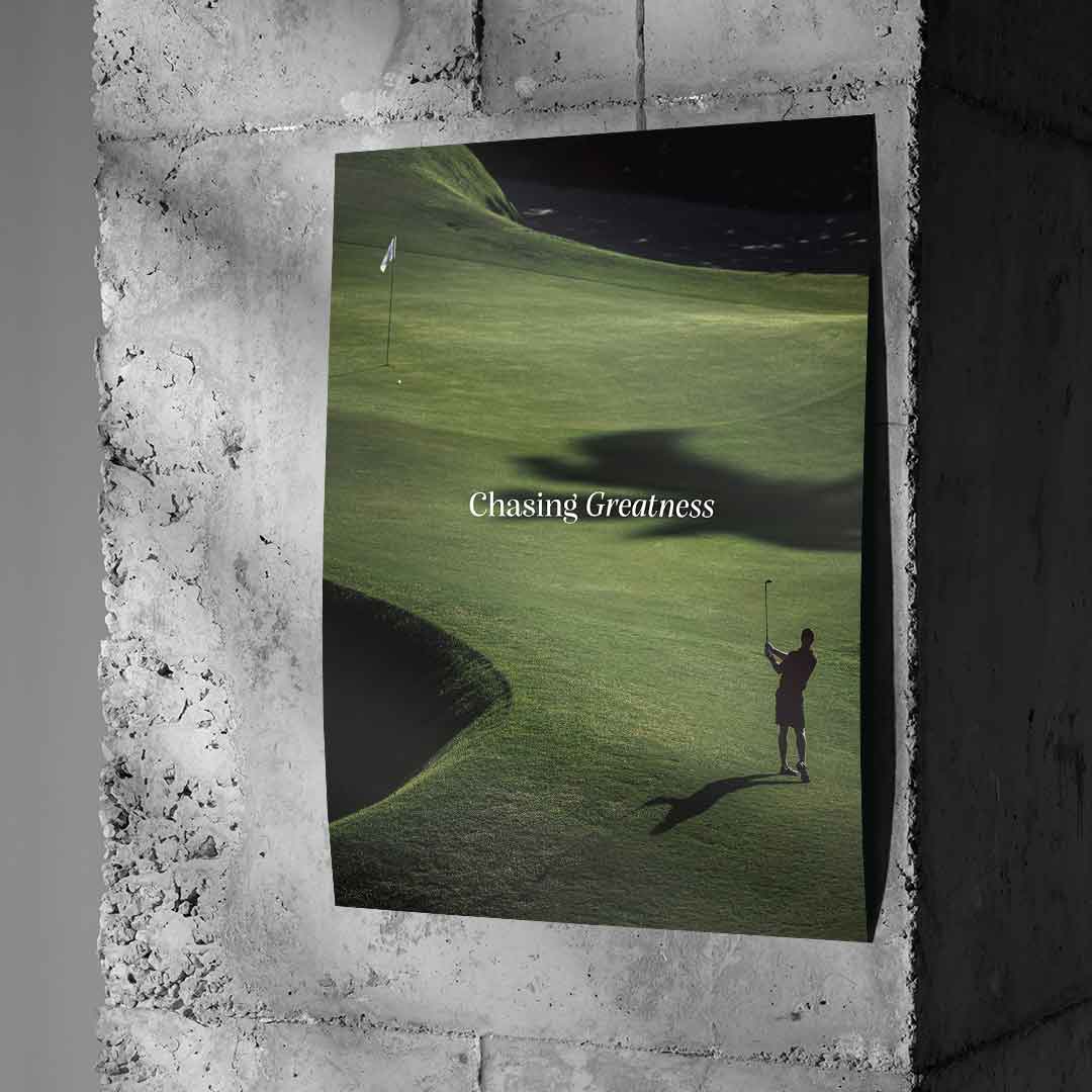 Chasing Greatness #Golf V2 - Poster