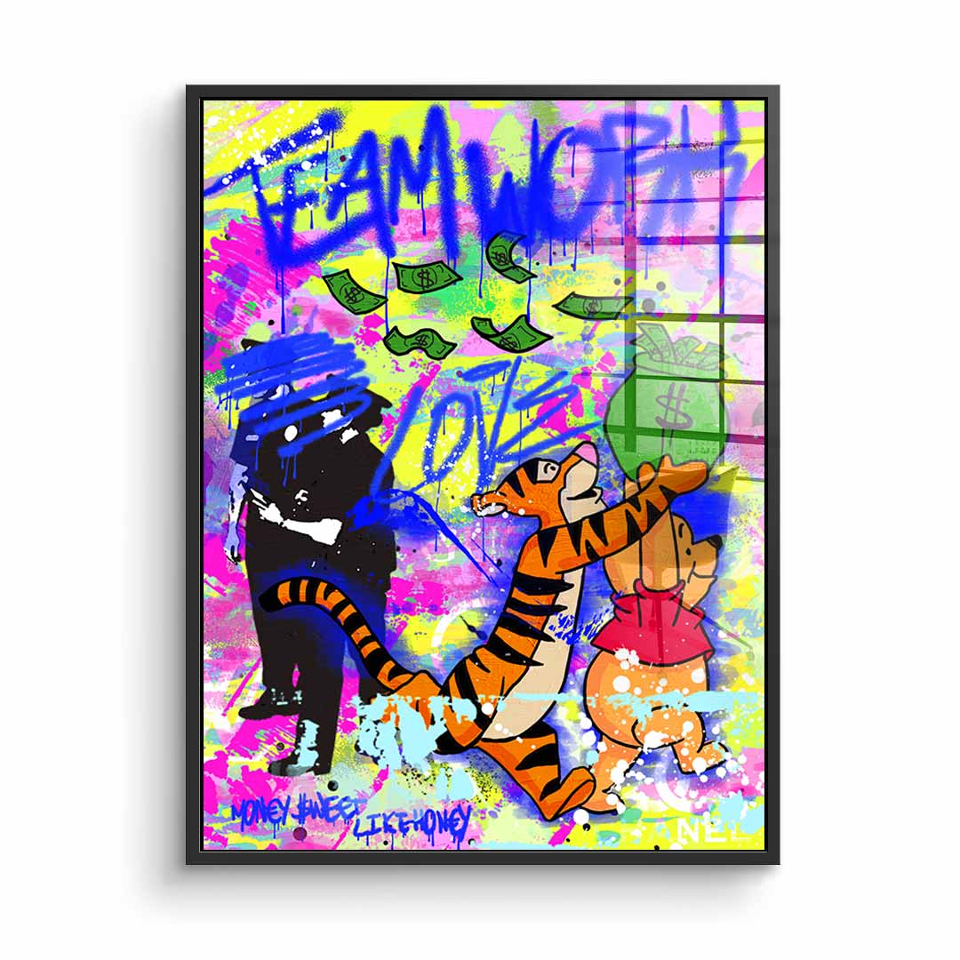 Team Work - acrylic glass