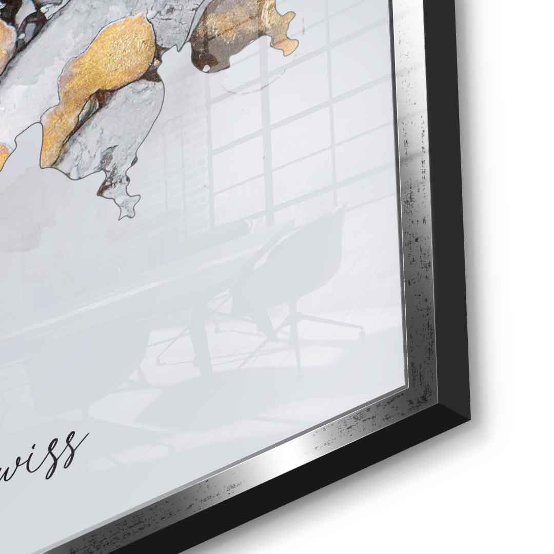 Abstract Countries - Swiss - acrylic glass