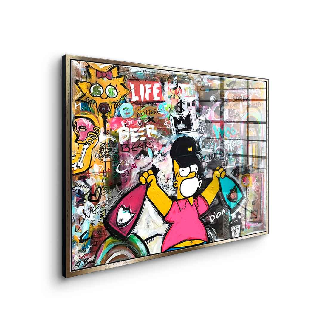 Simpson Collage - acrylic glass