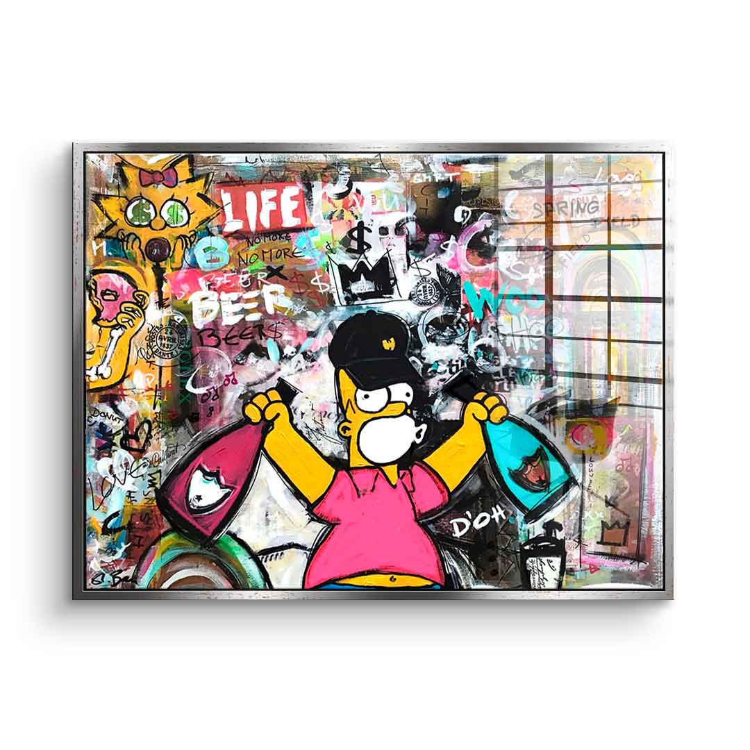 Simpson Collage - acrylic glass