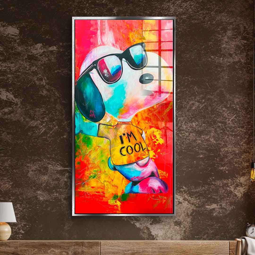 I'm cool - acrylic glass