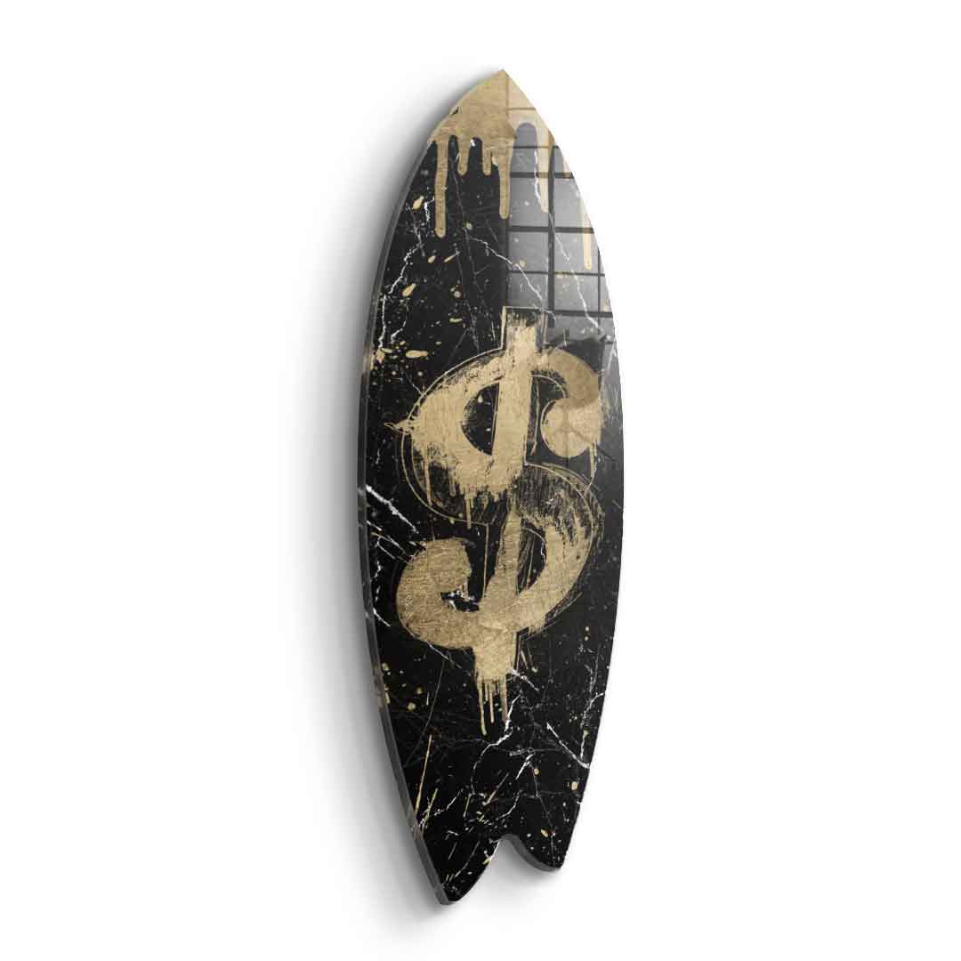 Surfboard Gangster Sign - acrylic glass