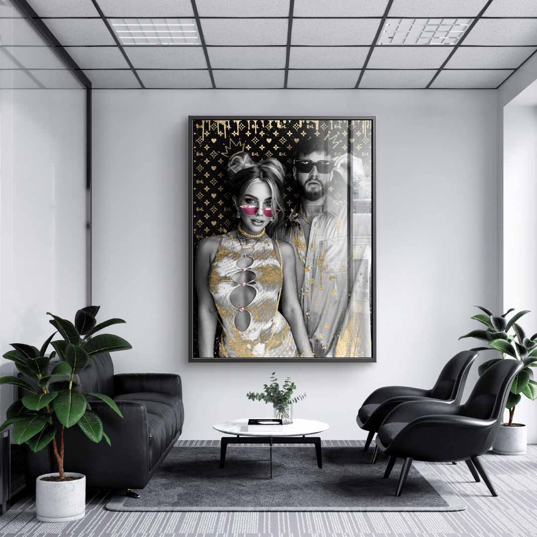 Unique - Couple Editable Art - acrylic glass