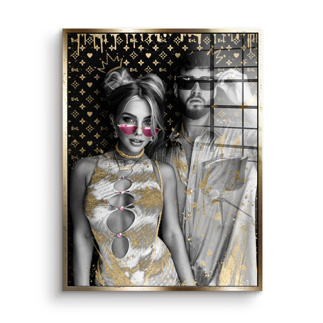 Unique - Couple Editable Art - acrylic glass