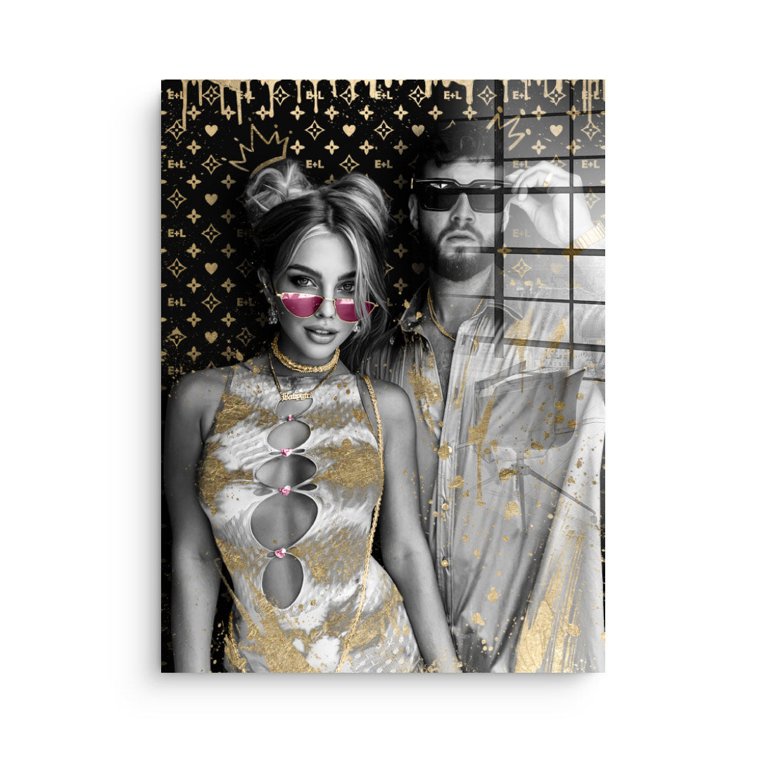 Unique - Couple Editable Art - acrylic glass