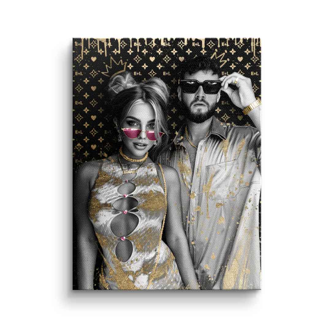 Unique - Couple Editable Art